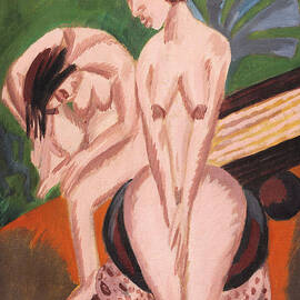 Two Nudes in the Room by Ernst Ludwig Kirchner