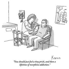 Two People - Boy And Female Nurse - In Doctor's by Zachary Kanin