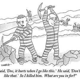 Two Prisoners Are Seen Working On The Side by Evan Forsch