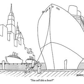 Two Sailors Are Speaking To Each Other by Jack Ziegler