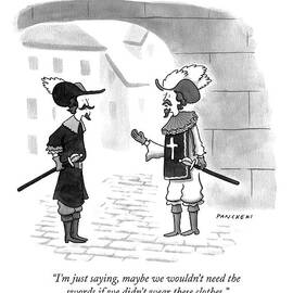 Two Soldiers Wearing Late Medieval by Drew Panckeri