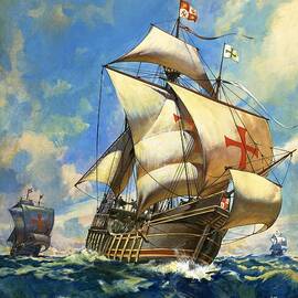 Unidentified Sailing Ships by Andrew Howat