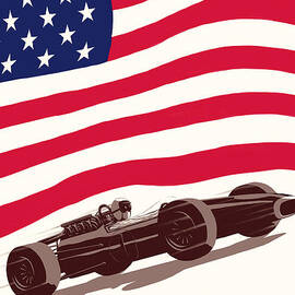 United States Grand Prix 1967 by Georgia Clare