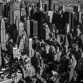 Uptown Manhattan Triptych Middle by David Morefield