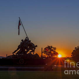 US Marine Corps War Memorial by Darcy Michaelchuk