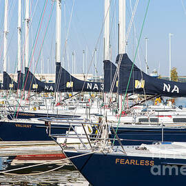 US Navy 44 Sail Training Craft I by Clarence Holmes