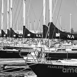 US Navy 44 Sail Training Craft II by Clarence Holmes