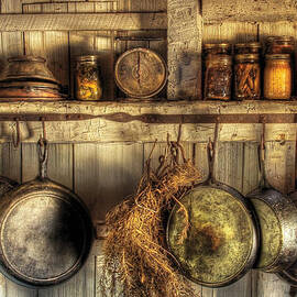 Utensils - Old country kitchen by Mike Savad