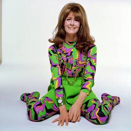 Vanessa Redgrave Wearing Ginori by Bert Stern