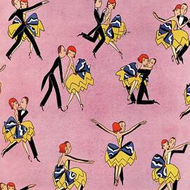 Vanity Fair Cover Featuring A Cartoon Of A Couple by A. H. Fish