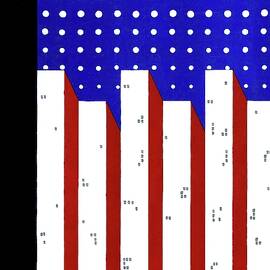 Vanity Fair Cover Of A Flag Skyline by Lieber