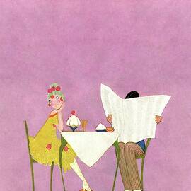 Vanity Fair Cover Featuring A Man Reading by A. H. Fish