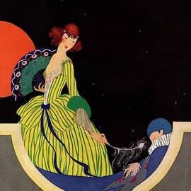 Vanity Fair Cover Featuring A Woman Holding by Rita Senger