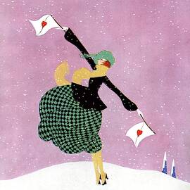 Vanity Fair Cover Featuring A Woman Holding White by Gordon Conway