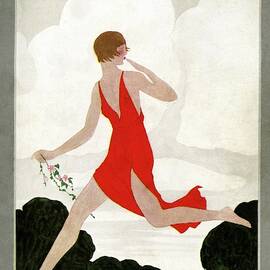 Vanity Fair Cover Featuring A Young Woman by Andre E Marty