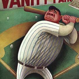 Vanity Fair Cover Featuring Babe Ruth by Miguel Covarrubias