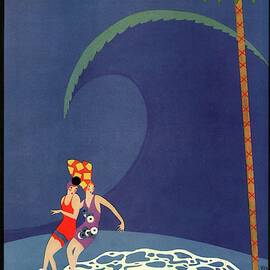 Vanity Fair Cover Featuring Two Women Bathing by Kliz