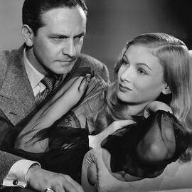 Veronica Lake and Frederic March by Georgia Clare