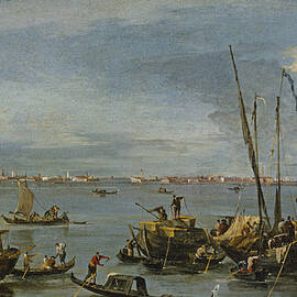 View Towards Murano From The Fondamente by Francesco Guardi