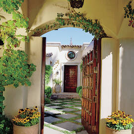 Vine Covered Doorway by Mary E. Nichols