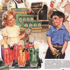 Vintage 1950s Kool-Aid Advert by Georgia Clare