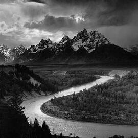 The Tetons and the Snake River by Georgia Clare
