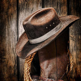 Vintage Cowboy Boots by Olivier Le Queinec