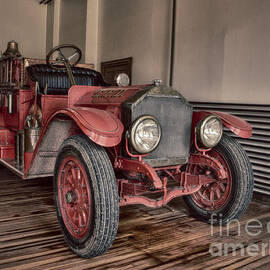 Vintage Fire Truck by Darcy Michaelchuk