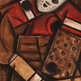 Ice Hockey Goalie art print by Tommervik