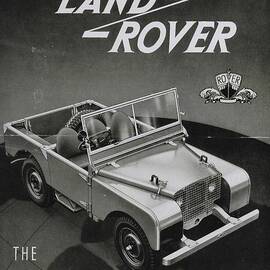 Vintage Land Rover Advert by Georgia Clare