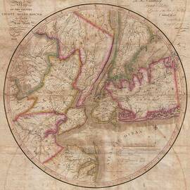 Vintage New York City Map - 1838 by Georgia Clare
