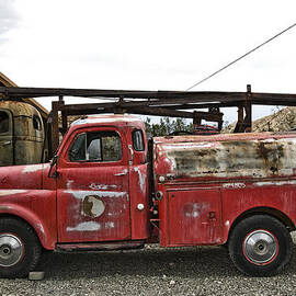 Vintage Red Chevrolet Truck by Gianfranco Weiss