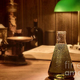 Vintage Science Laboratory by Olivier Le Queinec