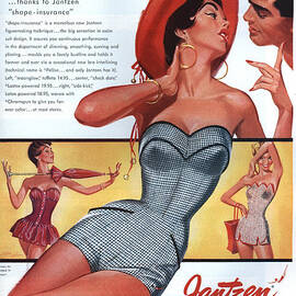 Vintage Swimwear Advert by Georgia Clare