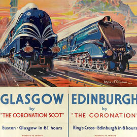 Vintage Train Travel - Glasgow and Edinburgh by Georgia Clare
