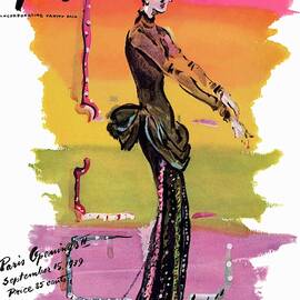 Vogue Cover Illustration by Christian Berard