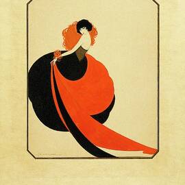 Vogue Cover Illustration Of A Woman Wearing by Reinaldo Luza