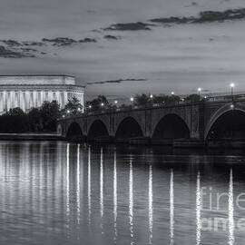 Washington Landmarks at Dawn II by Clarence Holmes