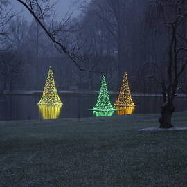 Water Xmas Lights by Richard Reeve