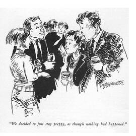 We Decided To Just Stay Preppy by William Hamilton