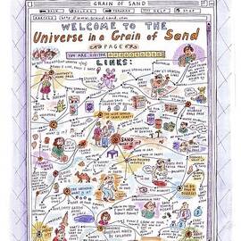 'welcome To The Universe In A Grain Of Sand' by Roz Chast