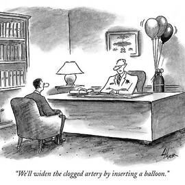 We'll Widen The Clogged Artery By Inserting by Frank Cotham