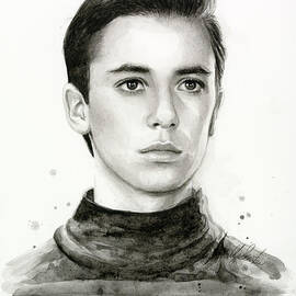 Wesley Crusher Star Trek Fan Art by Olga Shvartsur