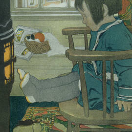 Wet Feet, 1902 by Jessie Willcox Smith