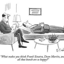 What Makes You Think Frank Sinatra by Dana Fradon