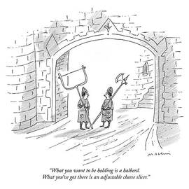 What You Want To Be Holding Is A Halberd.  What by Michael Maslin