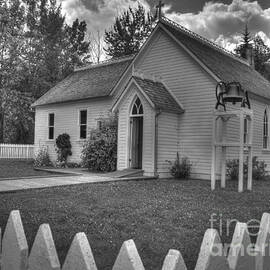 White Picket Fence Church by Darcy Michaelchuk