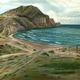 White Rock's Beach by Angeles M Pomata