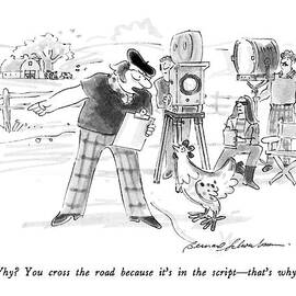 Why?  You Cross The Road Because It's by Bernard Schoenbaum