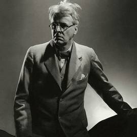 William Butler Yeats Wearing A Three-piece Suit by Edward Steichen